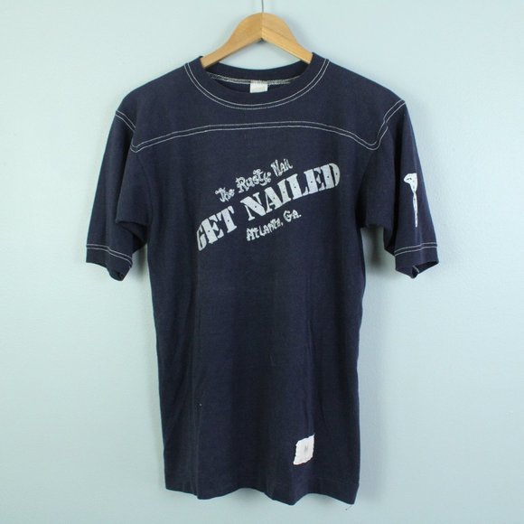 Vintage Other - vtg 80s single stitch "rusty bucket" ringer tee